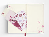 Moleskine Limited Edition Sakura 2026 Creative Set, Blossom Fabric Ruled/Blank Notebook