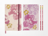 Moleskine Sakura 2026 Themed Box Notebook, Cahier Journal & 2 Blackwing Pencils