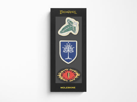Moleskine and Lord of the Rings Patches - Set of Three