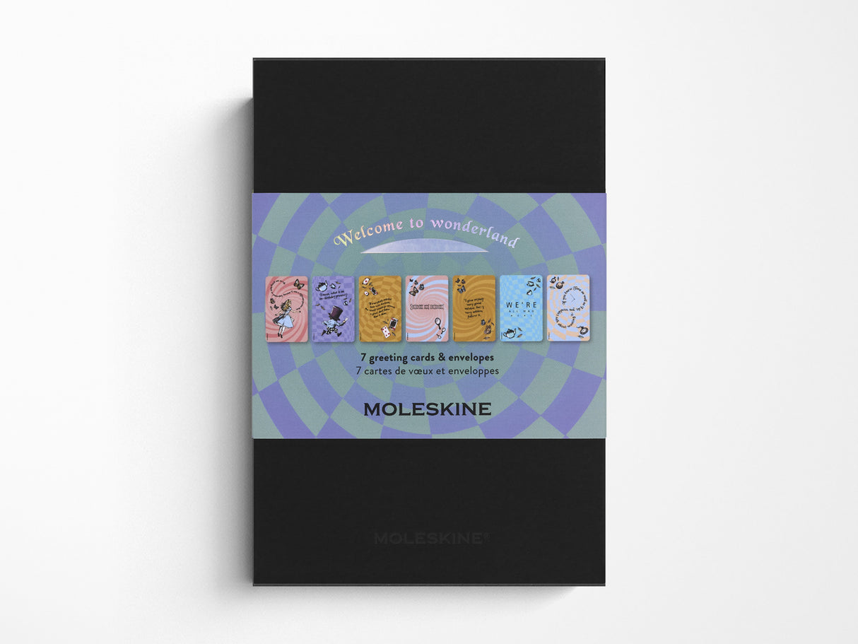 Moleskine x Alice's Adventures in Wonderland Greeting Cards - Set of 7