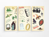 Moleskine x Lord of the Rings Stickers - 3 Sheet Set