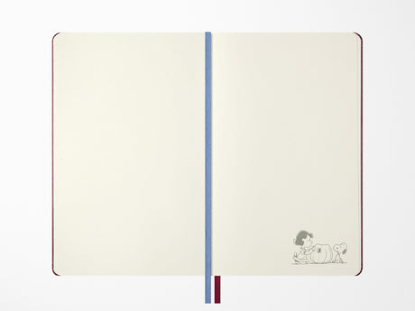 Moleskine x Peanuts Limited Edition Large Red Plain Page Notebook