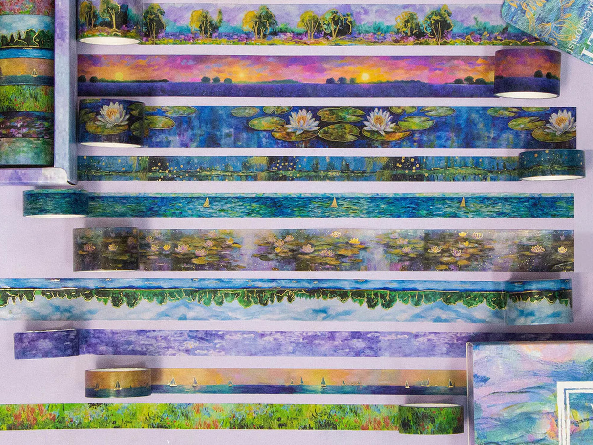 Monet's Garden Washi Tape Set of 27 Rolls