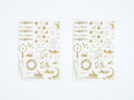 Moomin: Foil-Stamped Clear Stickers - Adventure Log
