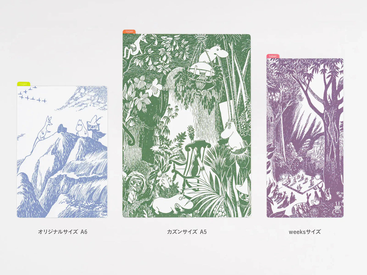 Moomin Pencil Board for Hobonichi A5 Size - Jungle Game