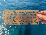 Mystic Celestial Brass Template Design Stencil