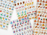 New Retro Sticker Sheet - Schedule