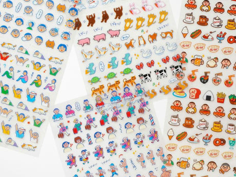New Retro Sticker Sheet - Schedule