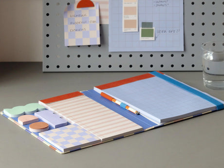 Notepad with Sticky Notes Set and Pen