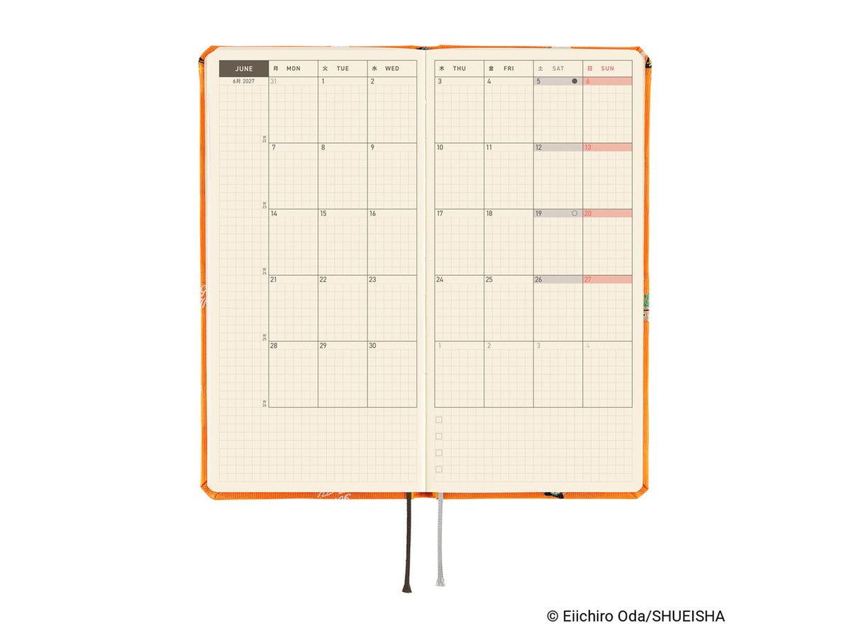 OCT Hobonichi Techo Weeks 2027 - ONE PIECE magazine: Very Very Merry!