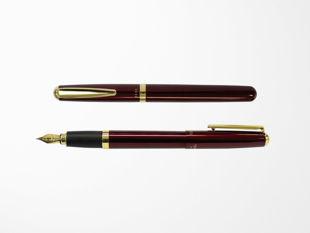 Ohto FF01 Fountain Pen - Bordeaux Gold