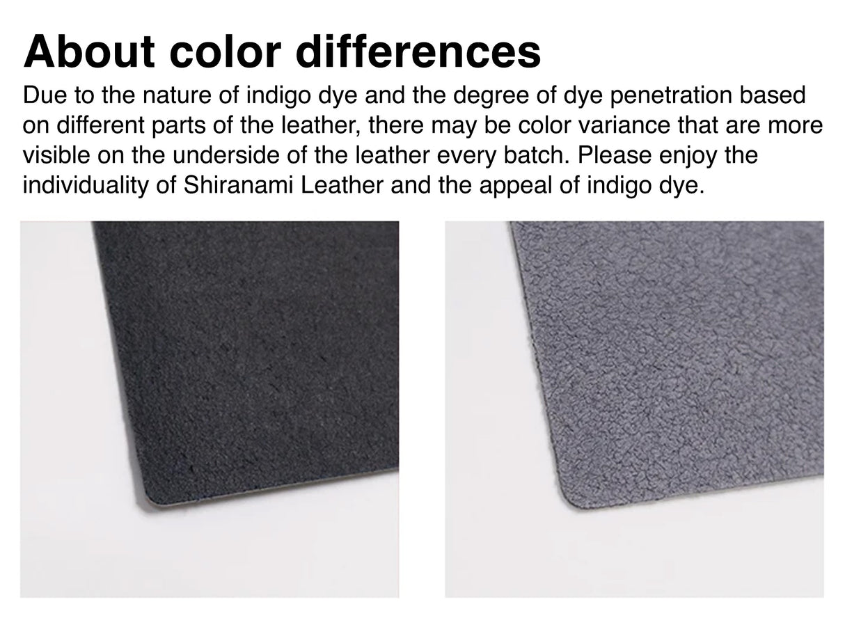 PLOTTER 6 Ring Leather Binder - Mini Shiranami
