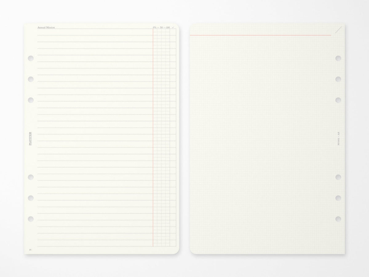 PLOTTER Refill Monthly Schedule Refill 2027 - A5 Size