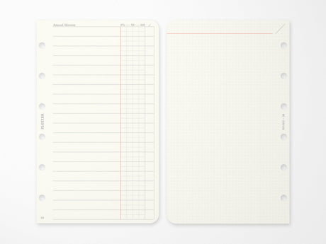 PLOTTER Refill Weekly Schedule Refill 2027 - Mini Size