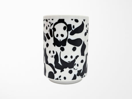 Panda Bears Design Yunomi Style Tea Cup
