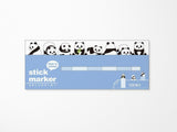 Panda Stick Page Markers