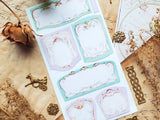 Pastel Floral Labels Sticker Sheet