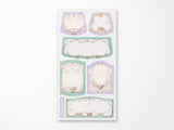 Pastel Floral Labels Sticker Sheet