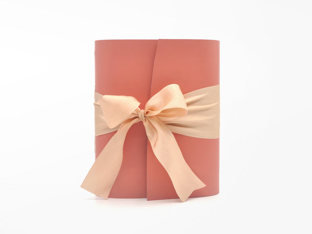 Peach Blossom One of a Kind Leather Journal
