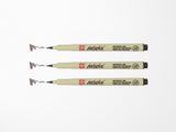 Pigma Sketch Brush Pens 3 Pack Black