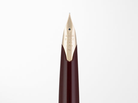 Pilot E95S Fountain Pen - Burgundy & Ivory