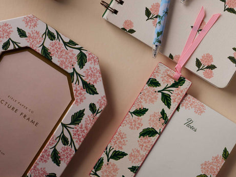 Pink Hydrangea Bookmark