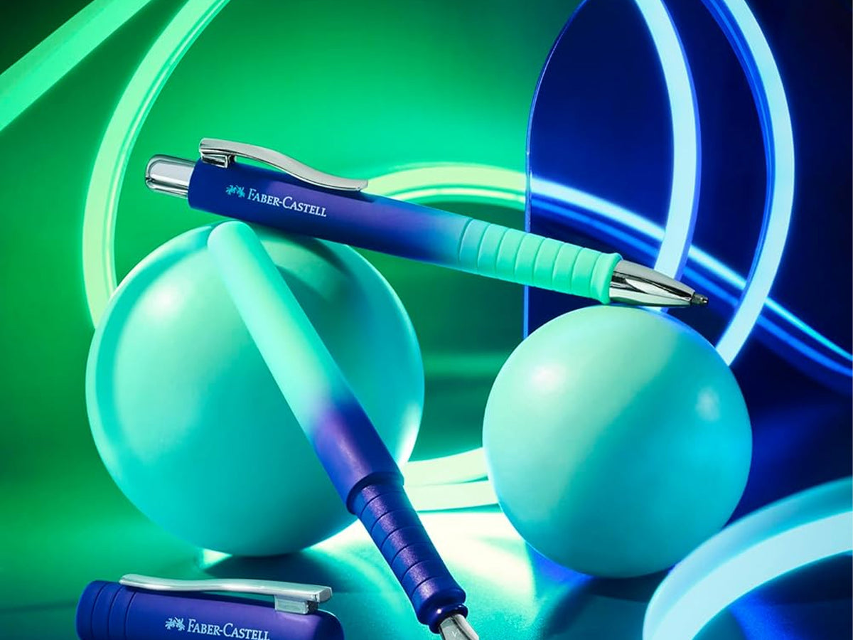 Poly Ball Urban Ballpoint Pen - Buzzing Blue
