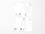 Pottering Cat Fax Letter Pad Writing Sheets