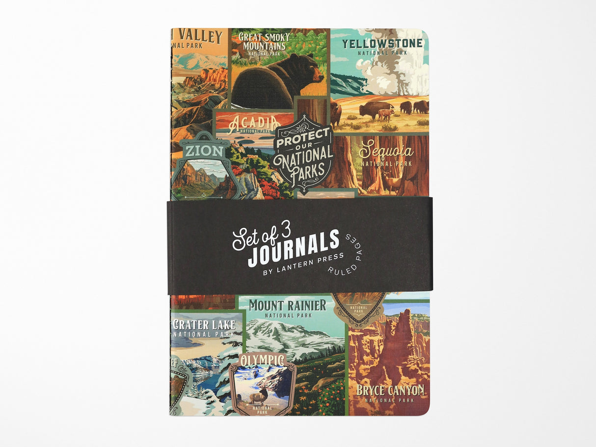 Protecct Our National Parks Set of 3 Notebooks
