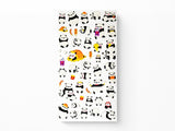 Puffy Pandas Sticker Sheet