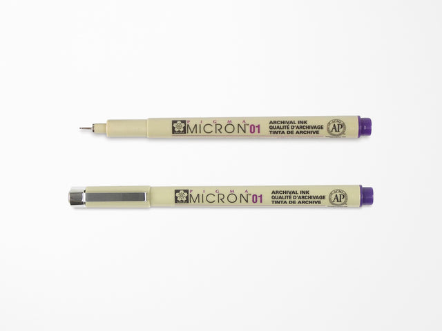 Purple Pigma Micron Pen