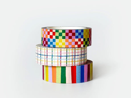 Rainbow Washi Tape - Set of 3