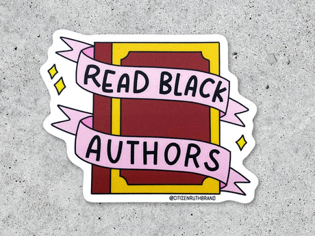 Read Black Authors Vinyl Sticker