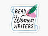 Read Women Writers Vinyl Sticker