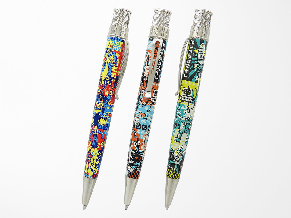 Retro 51 Rollerball Pen - Robot01 - Popper Edition