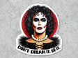 Rocky Horror Frank N Furter Vinyl Sticker