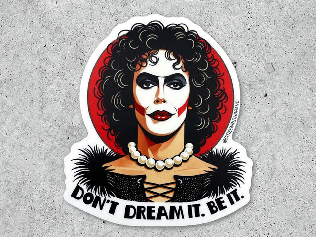 Rocky Horror Frank N Furter Vinyl Sticker