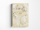 Rokkaku Cat Art Collection Ring Notebook - Circle
