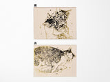 Rokkaku x 365Cat Art Matchbox with Foil Stamped Memo