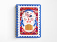 Rokkaku x ObiWan Ring Notebook - Retro Post