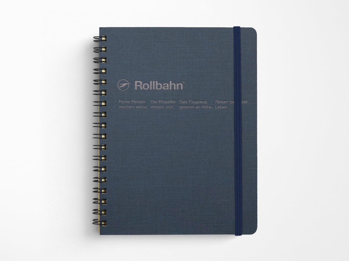 Rollbahn Cap-Martin Spiral Notebook Dark Blue