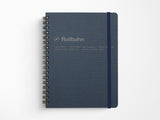 Rollbahn Cap-Martin Spiral Notebook Dark Blue