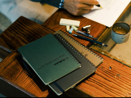 Rollbahn Cap-Martin Spiral Notebook Green