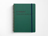 Rollbahn Cap-Martin Spiral Notebook Green