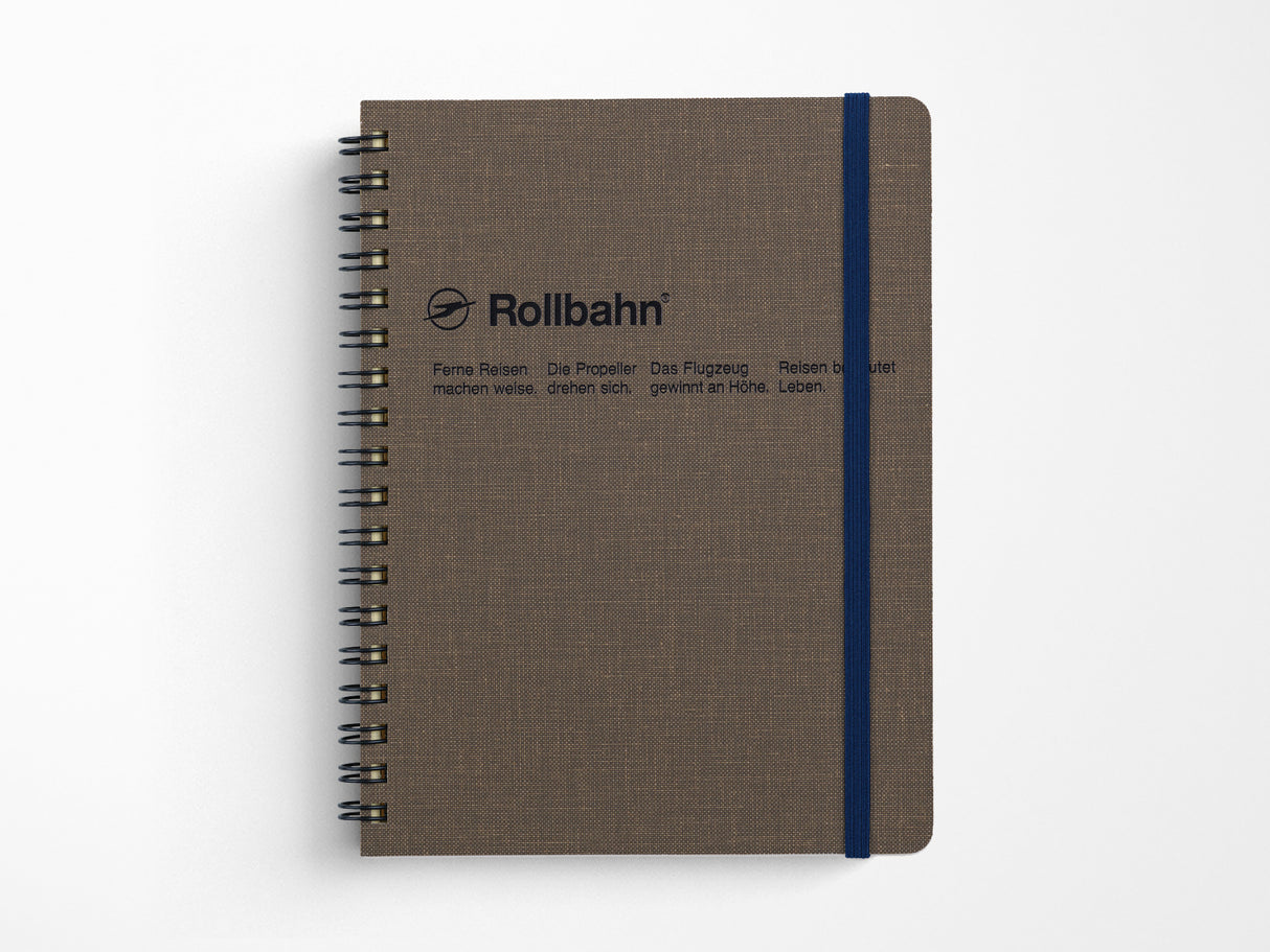Rollbahn Cap-Martin Spiral Notebook Greige