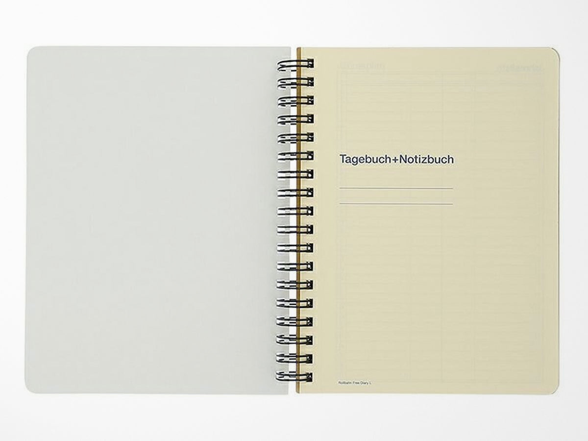 Rollbahn Free Diary 365 - Yellow