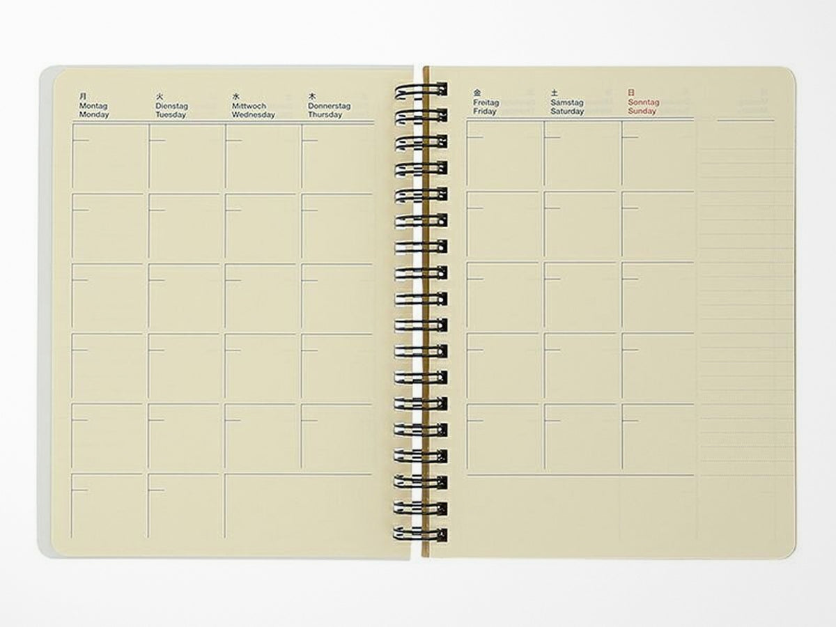 Rollbahn Free Diary 365 - Yellow