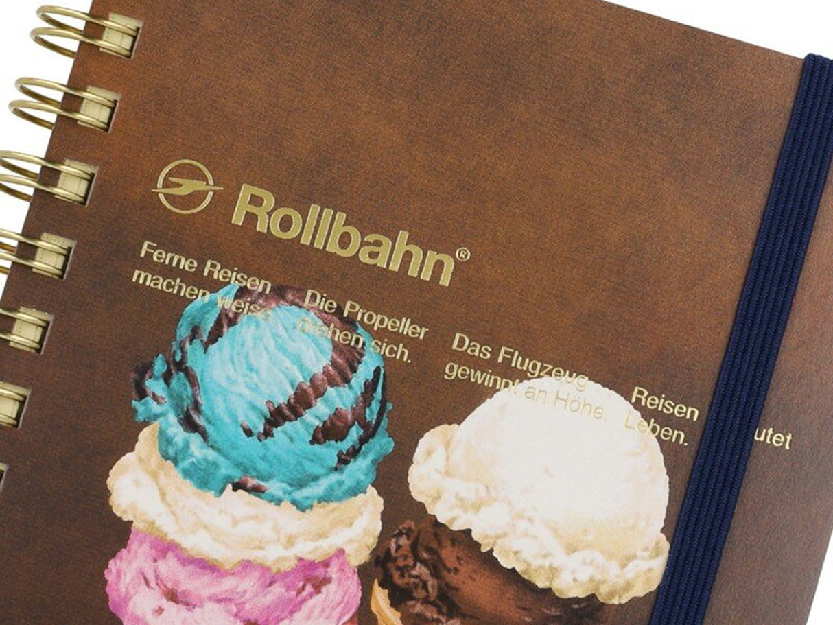 Rollbahn Ice Cream Spiral Notebook