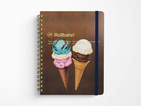 Rollbahn Ice Cream Spiral Notebook