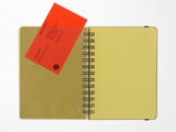 Rollbahn Spiral Notebook - Metallic Pearl White